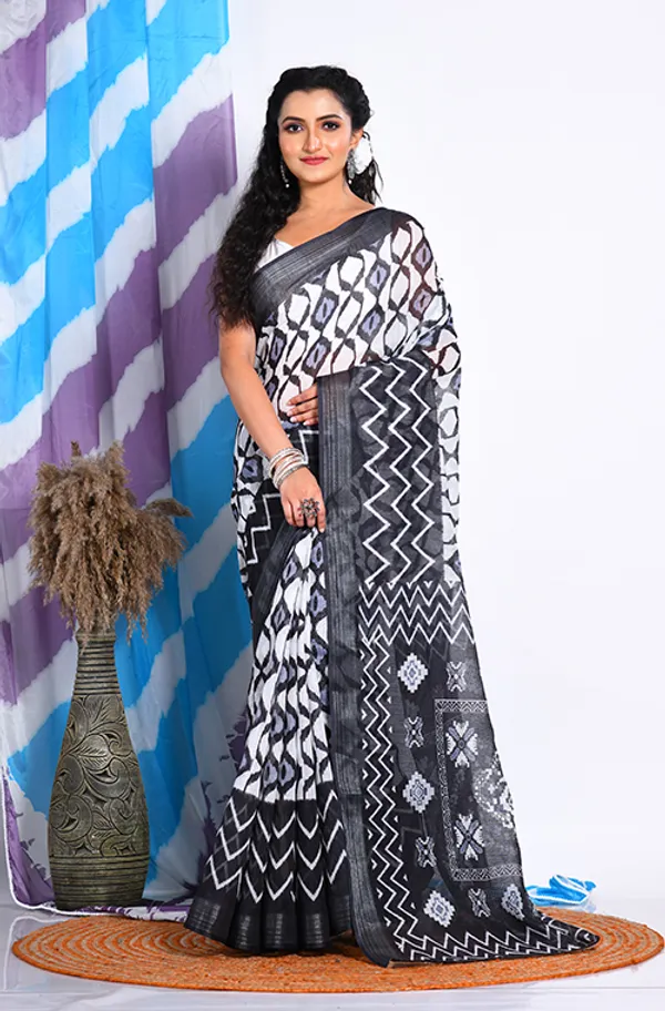 SEMI_DIGITAL_PRINT_SAREE_Chiffon_saree