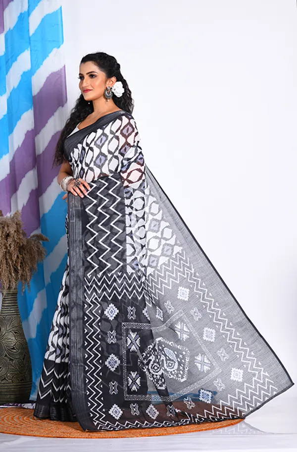 SEMI_DIGITAL_PRINT_SAREE_Chiffon_saree