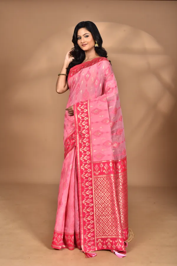 Women_Desgin_Kashmiri_Silk_Linen_Saree