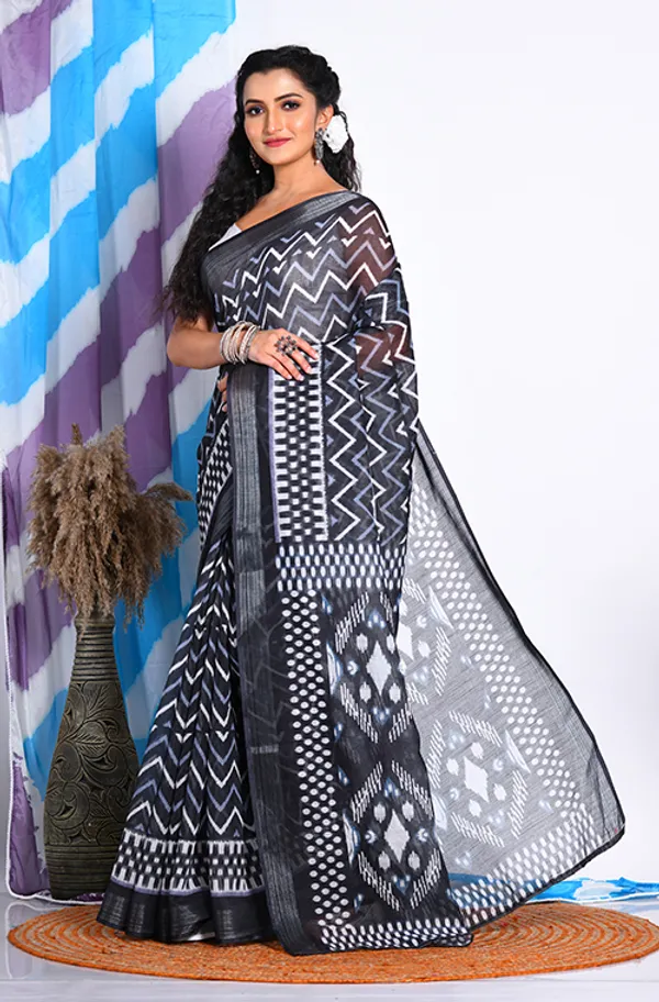 SEMI_DIGITAL_PRINT_SAREE_Chiffon_saree