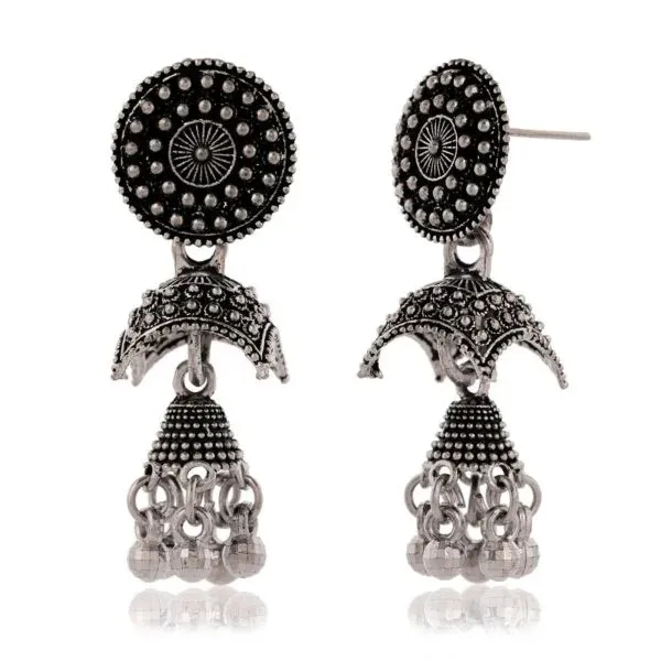 Silver_Oxidized_Jhumka_Earrings_for_Women