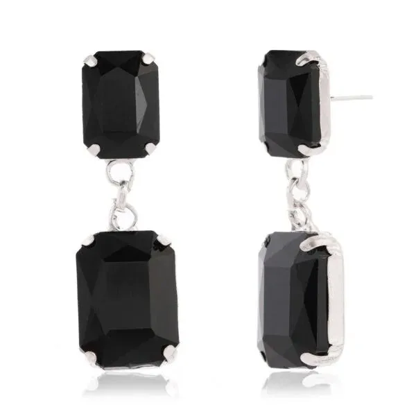 Black_Geometric_Drop_Earrings_for_Women