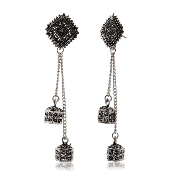 Women_S_Silver_Circle_Long_Two_Az838_Oxidised_Unique_Western_Earrings_For_Women_Party_Wear