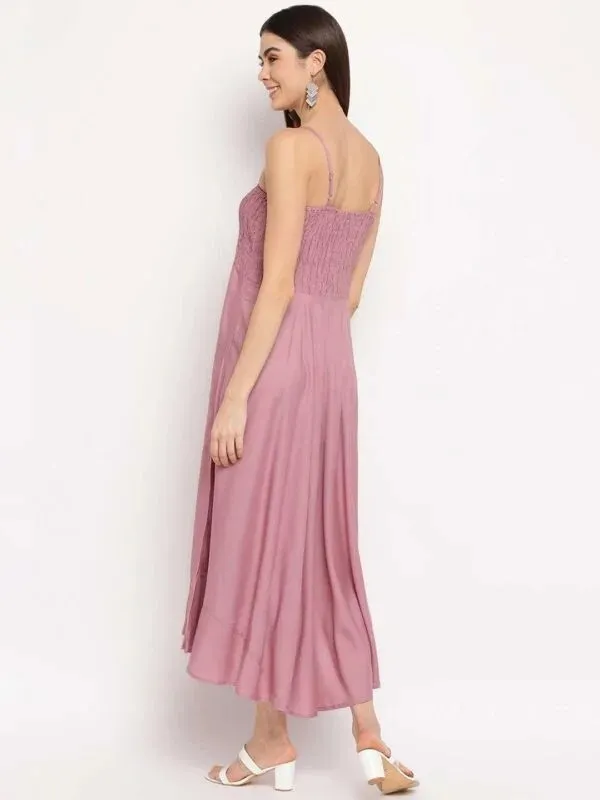 Pink_Smocked_Flared_Midi_Dress_for_Women
