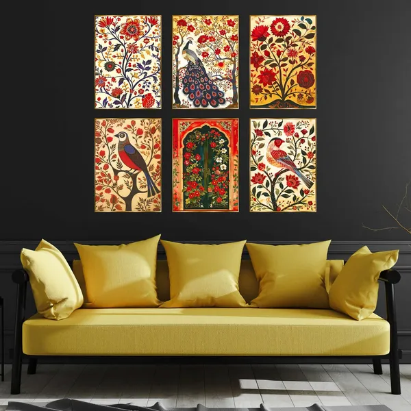 Set_Of_Six_Wall_Paintings_For_Wall_Dacoration_Golden_Framed_Wall_Paintings_For_Living_Room_Bedroom_Wall_Art_For_Home_Decoration_Office_Wall_Decor_13_10_Inch_Ch_Gd6_9