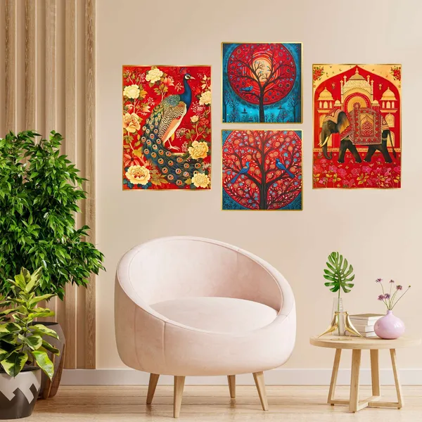 Set_Of_Four_Wall_Paintings_For_Wall_Dacoration_Golden_Framed_Wall_Paintings_For_Living_Room_Bedroom_Wall_Art_For_Home_Decoration_Office_Wall_Decor_13_10_Inch_Ch_Gd4_15