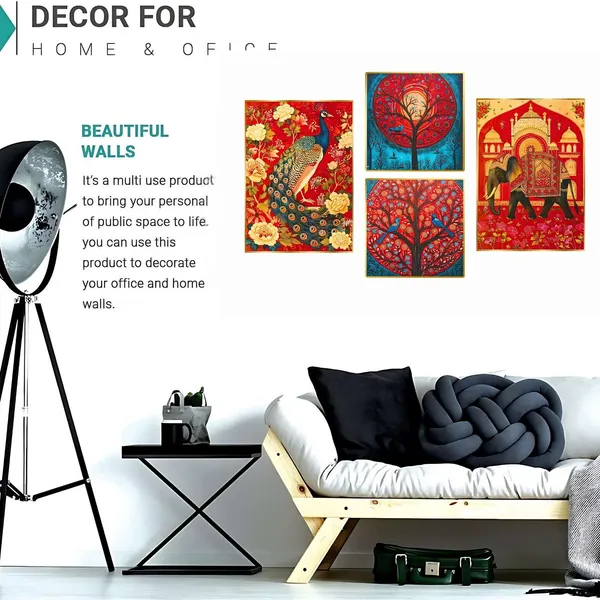 Set_Of_Four_Wall_Paintings_For_Wall_Dacoration_Golden_Framed_Wall_Paintings_For_Living_Room_Bedroom_Wall_Art_For_Home_Decoration_Office_Wall_Decor_13_10_Inch_Ch_Gd4_15