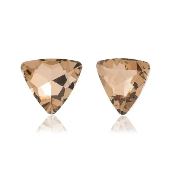 Gold_Tone_Triangle_Stud_Earrings_For_Women