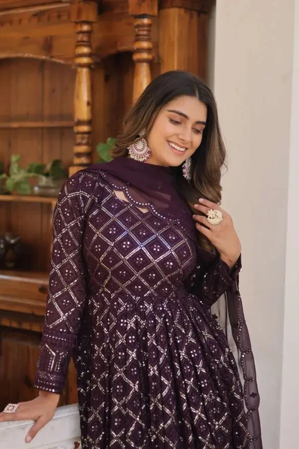 Purple_Geometric_Print_Anarkali_Suit_Set_for_Women