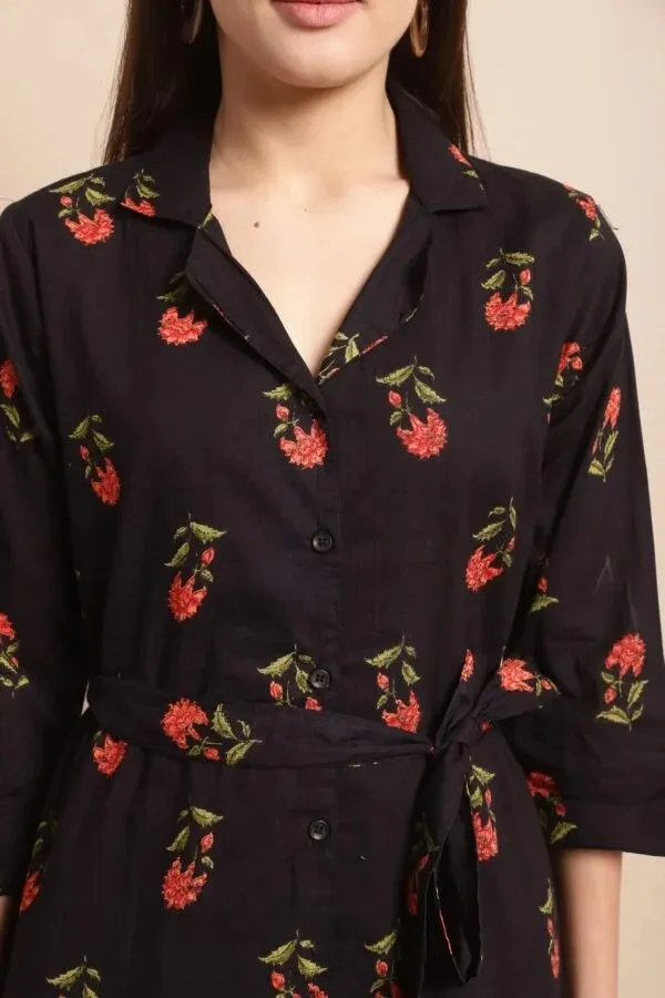 Black_Floral_Print_Tie-Waist_Co-Ord_Set_for_Women