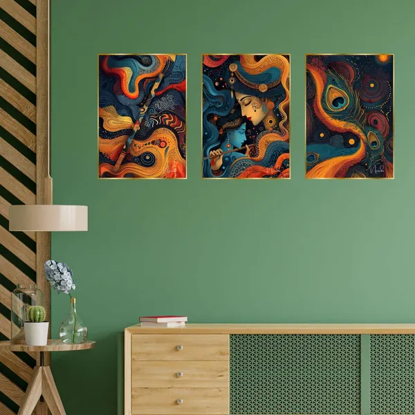 Set_Of_Three_Wall_Paintings_For_Wall_Dacoration_Golden_Framed_Wall_Paintings_For_Living_Room_Bedroom_Wall_Art_For_Home_Decoration_Office_Wall_Decor_24_18_Inch_Ch_Gd3_3