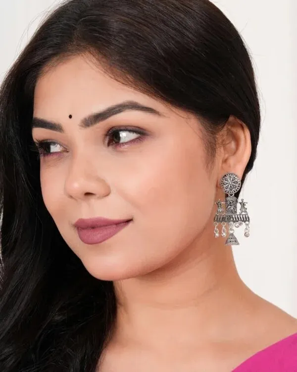 Oxidised_Silver_Temple_Jhumka_Earrings_for_Women