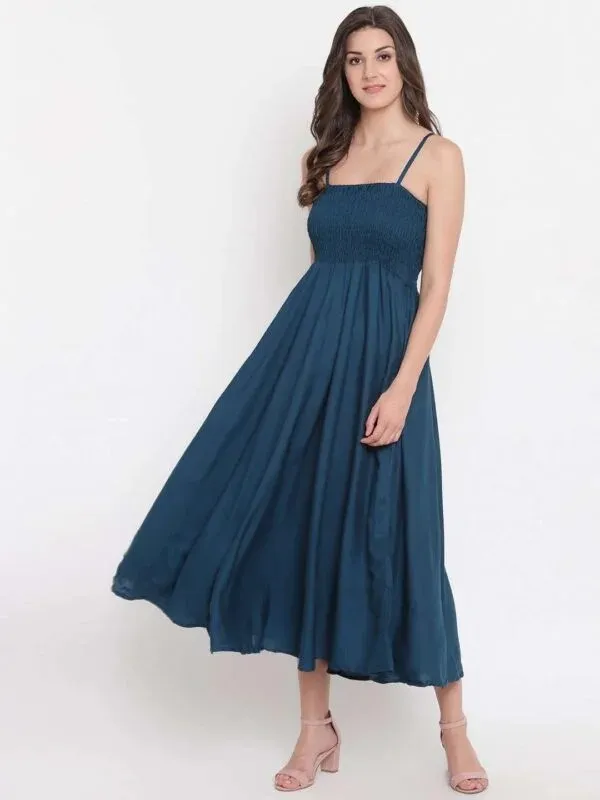 Navy_Blue_Smocked_Midi_Dress_for_Women