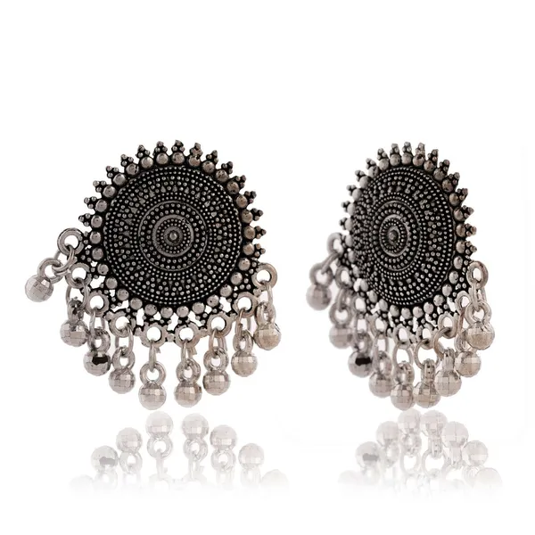Earrings_For_Women_Traditional_Silver_Az838_Oxidised_Jhumka_Set_German_Silver_Chand_Baliyan_Jhumkas_Earrings_Birthday_Anniversary_Gift_Az838_Ox_Er32