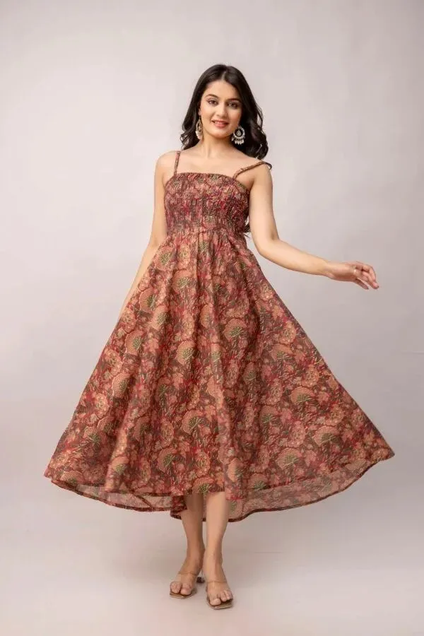 Brown_Floral_Print_Midi_Dress_for_Women