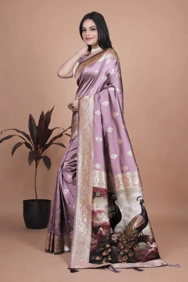 Lavender_Woven_Saree_for_Women