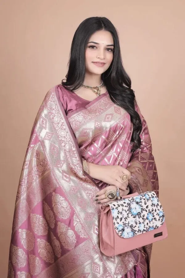 Pink_Woven_Saree_for_Women