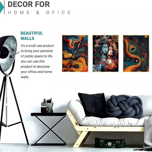 Set_Of_Three_Wall_Paintings_For_Wall_Dacoration_Golden_Framed_Wall_Paintings_For_Living_Room_Bedroom_Wall_Art_For_Home_Decoration_Office_Wall_Decor_24_18_Inch_Ch_Gd3_5