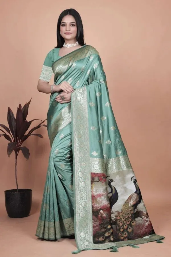 Mint_Green_Silk_Traditional_Saree_for_Women