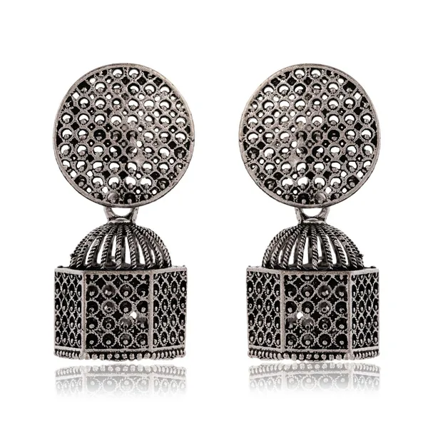 Earrings_For_Women_Traditional_Silver_Az838_Oxidised_Jhumka_Set_German_Silver_Chand_Baliyan_Jhumkas_Earrings_Birthday_Anniversary_Gift_Az838_Ox_Er33