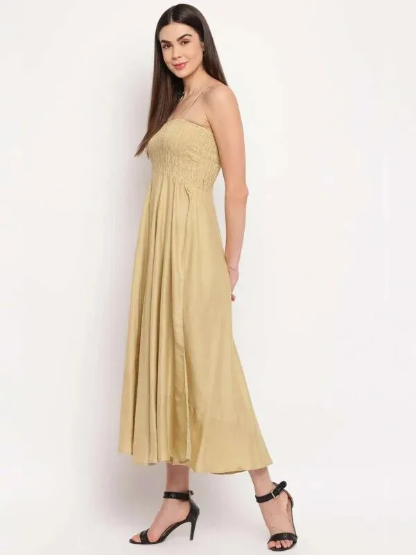 Beige_Strapless_Flared_Midi_Dress_for_Women
