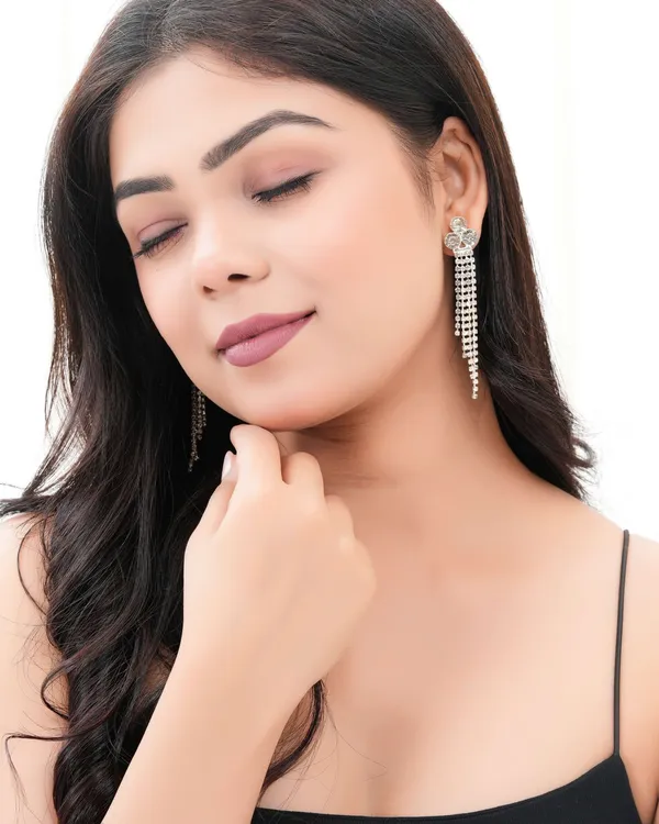 Women_S_Indo_Western_Teardrop_Shaped_Party_Wear_Ethnic_Stud_Earrings_For_Women