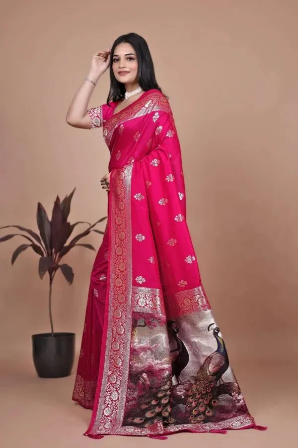 Pink_Woven_Saree_for_Women