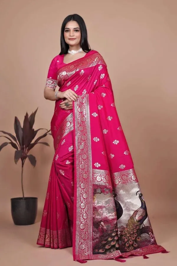 Magenta_Silk_Woven_Saree_for_Women