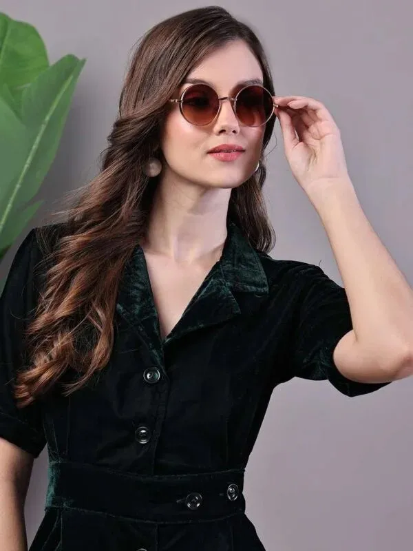 Black_Velvet_Shirt_Dress_for_Women