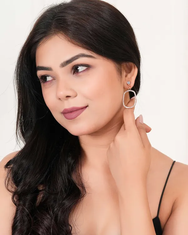 Women_S_Rose_Gold_Color_Danglers_Earrings_For_Women_Party_Wear