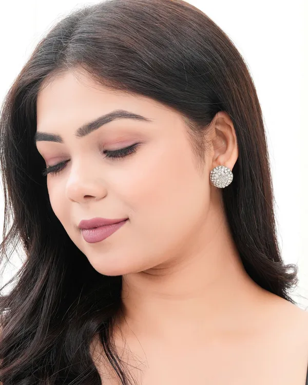 Women_S_Silver_Beads_Round_Shape_Ethnic_Stud_Earrings_For_Women