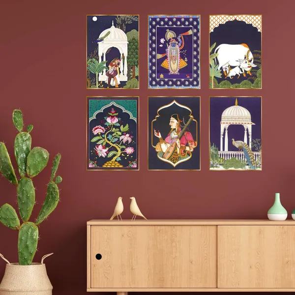 Set_Of_Six_Wall_Paintings_For_Wall_Dacoration_Golden_Framed_Wall_Paintings_For_Living_Room_Bedroom_Wall_Art_For_Home_Decoration_Office_Wall_Decor_13_10_Inch_Ch_Gd6_3