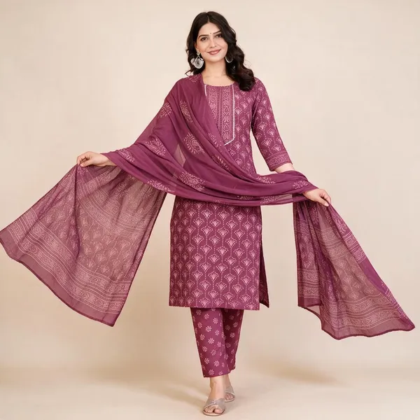Magenta_Printed_Straight_Suit_Set_For_Women