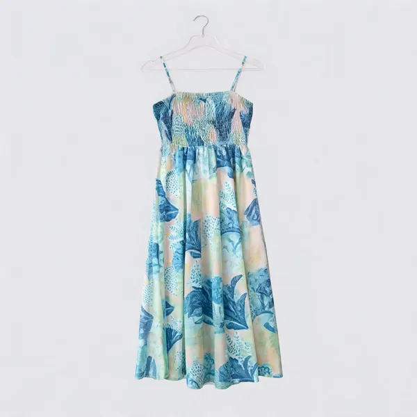 Blue_Printed_Spaghetti_Strap_Midi_Dress_For_Women