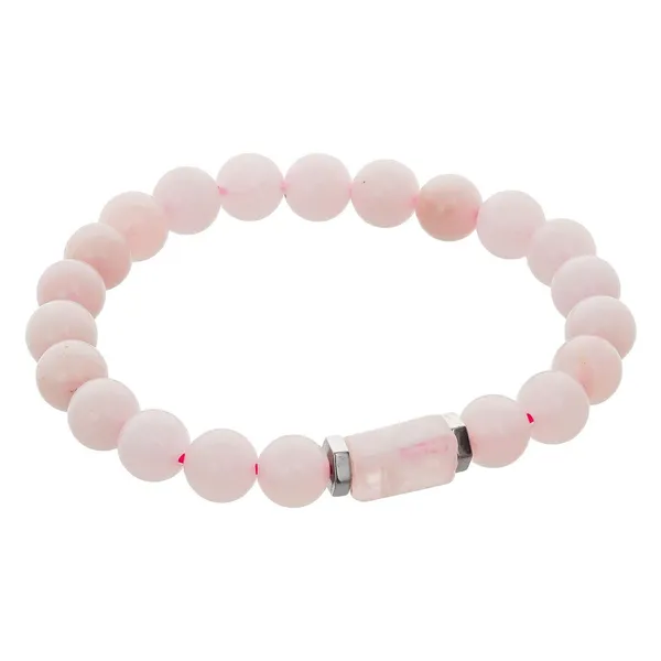 Rose_Quartz_Tumbler_Bracelet_For_Women_Men_S_Gifts_Protection_Healing_Crystal_Bracelet_8mm_Gemstone_Beaded_Adjustable