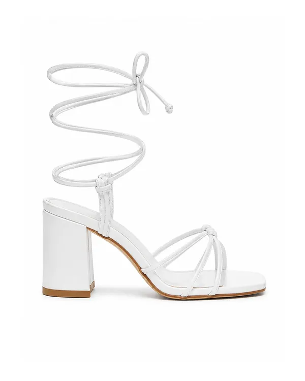 White_Faux_Leather_Lace-Up_Platform_Block_Heel_Sandal_For_Women