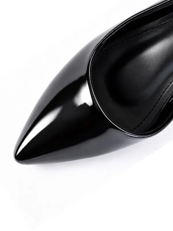 BELLY_BLACK_GLOSSY_WITH_OPEN_BACK_STRAP_DETAIL_BLOCK_HEEL