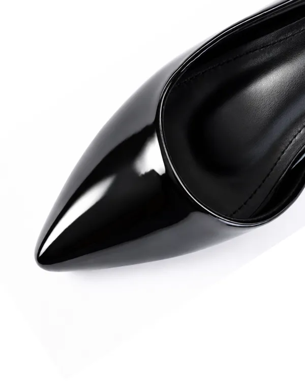 BELLY_BLACK_GLOSSY_WITH_OPEN_BACK_STRAP_DETAIL_BLOCK_HEEL