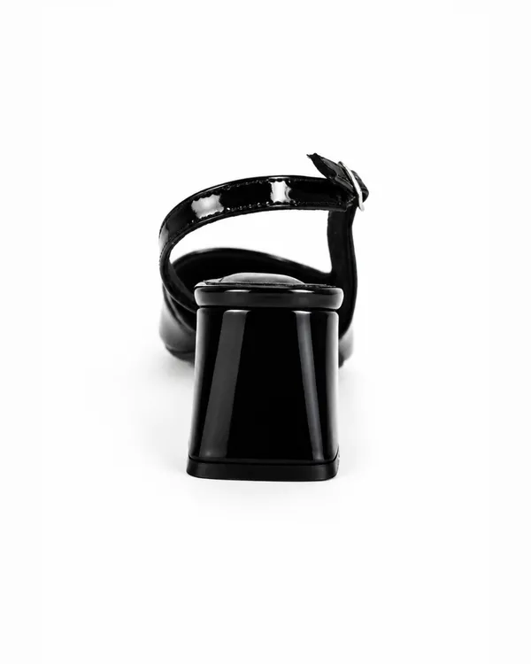 BELLY_BLACK_GLOSSY_WITH_OPEN_BACK_STRAP_DETAIL_BLOCK_HEEL