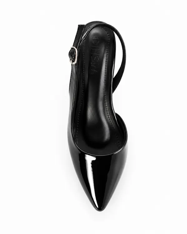 BELLY_BLACK_GLOSSY_WITH_OPEN_BACK_STRAP_DETAIL_BLOCK_HEEL