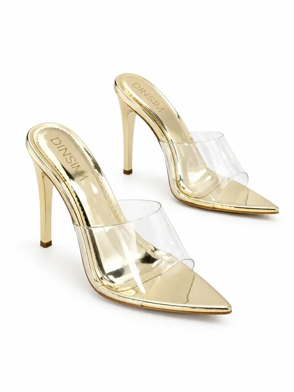 Clear_Gold_Pvc_Pointed_Toe_Stiletto_Mule_Heels_For_Women