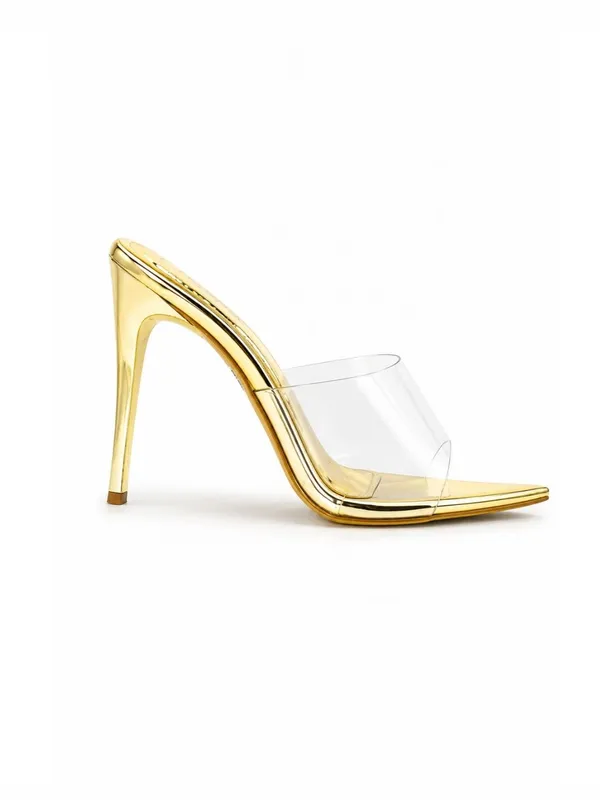 Clear_Gold_Pvc_Pointed_Toe_Stiletto_Mule_Heels_For_Women