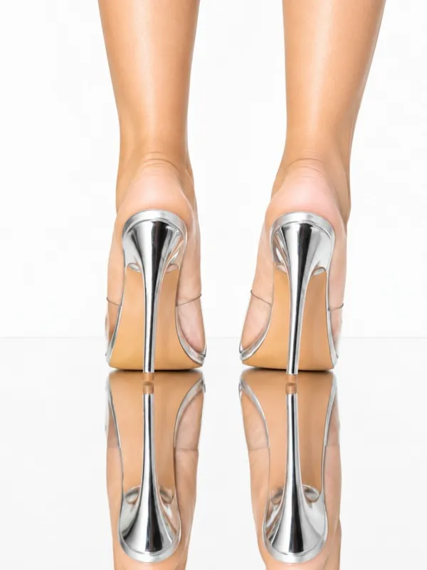 Clear_Silver_Pvc_Pointed_Toe_Metallic_Stiletto_Mule_For_Women