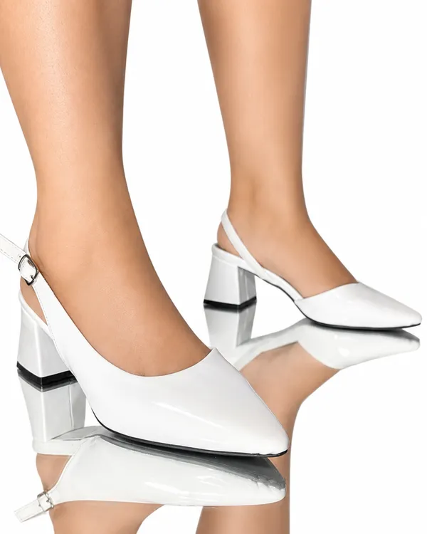 BELLY_WHITE_GLOSSY_WITH_OPEN_BACK_STRAP_DETAIL_BLOCK_HEEL