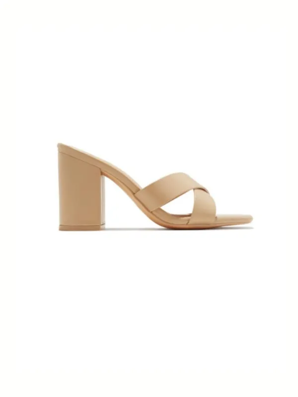 Beige_Faux_Leather_Chunky_Block_Heel_Sandal_For_Women