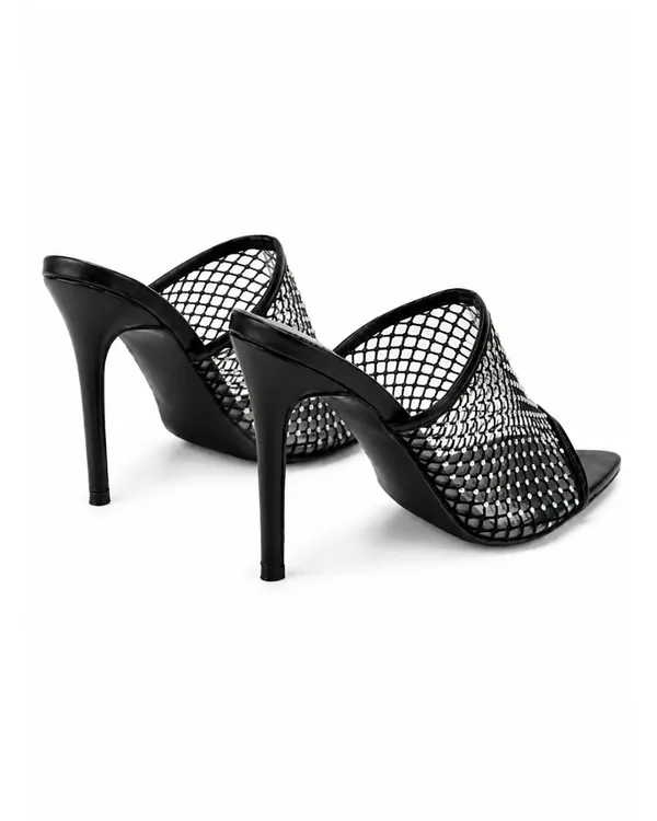 Black_Mesh_Crystal_Embellished_Stiletto_Mule_Heels_For_Women