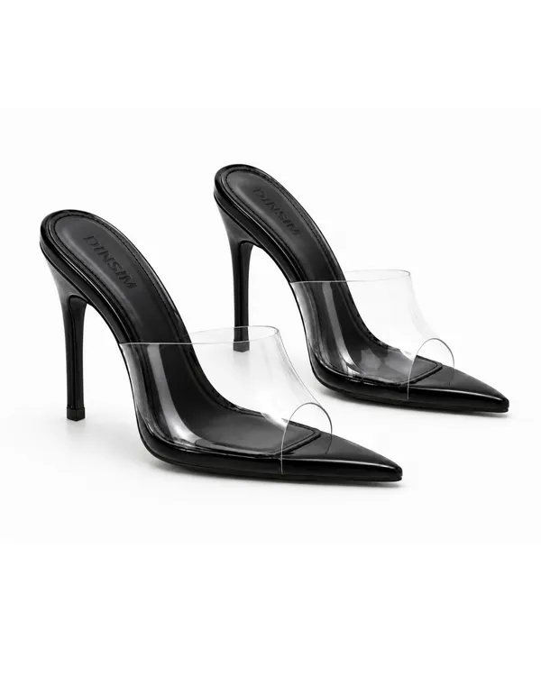 Transparent_Black_Pvc_Pointed_Toe_Stiletto_Mule_Heels_For_Women