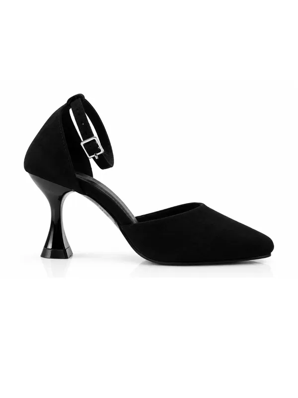 Black_Suede_Pointed_Toe_Ankle_Strap_Stiletto_Pump_For_Women
