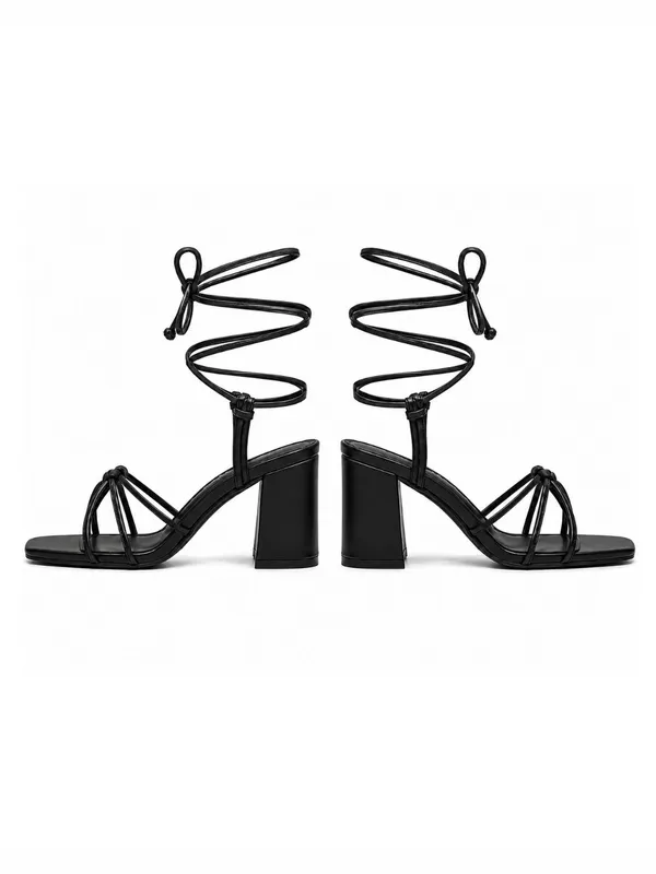 Black_Faux_Leather_Lace_Up_Platform_Block_Heel_Sandal_For_Women