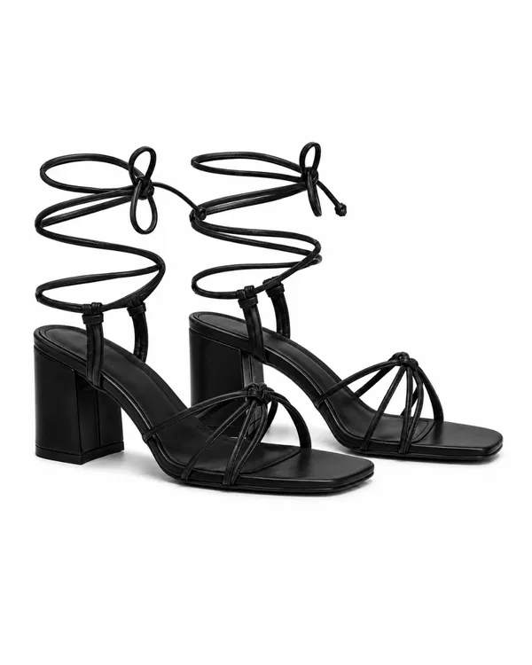Black_Faux_Leather_Lace_Up_Platform_Block_Heel_Sandal_For_Women